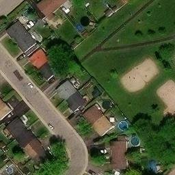 Saint-Hubert Beach Volleyball Court #2 — aerial view