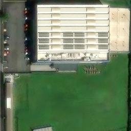 Sand Volleyball Court — aerial view