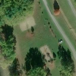 Fitzroy Harbour Beach Volleyball Court #2 — aerial view