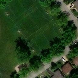 Dollard-des-Ormeaux Beach Volleyball Court #1 — aerial view