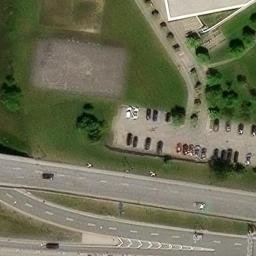 Verdun Beach Volleyball Court #2 — aerial view