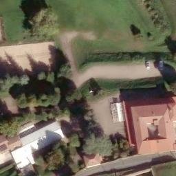 Sand Volleyball Court — aerial view