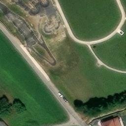 Grass Volleyball Court — aerial view