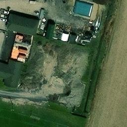 Carignan Beach Volleyball Court — aerial view
