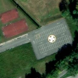 Volleyball Court — aerial view
