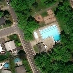 Secteur M Beach Volleyball Court — aerial view