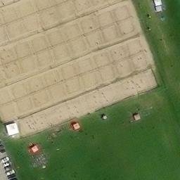 Gloucester Beach Volleyball Court #5 — aerial view