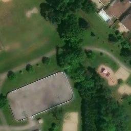Orléans Beach Volleyball Court #4 — aerial view