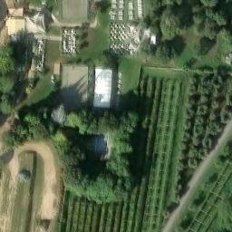 Sand Volleyball Court — aerial view