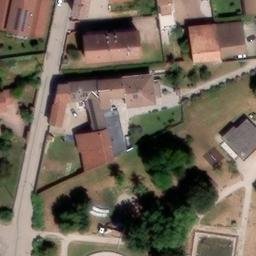Sand Volleyball Court — aerial view