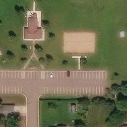 Richmond Beach Volleyball Court #4 — aerial view