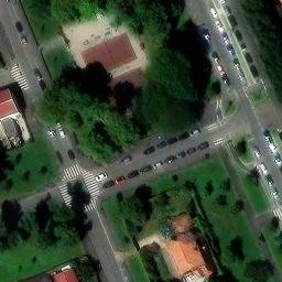 Volleyball Court — aerial view