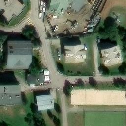 Sand Volleyball Court — aerial view