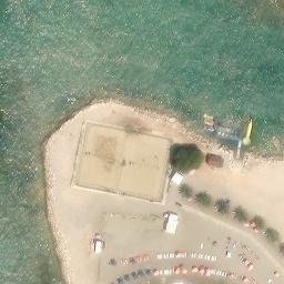 Beachvolley Treni Stella Maris — aerial view