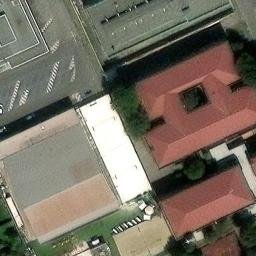 Sand Volleyball Court — aerial view