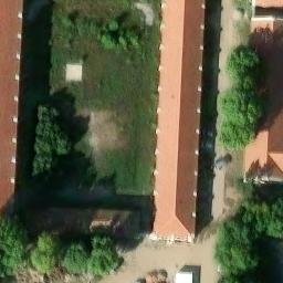 Volleyball Court near Verona — aerial view