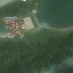 Sand Volleyball Court — aerial view