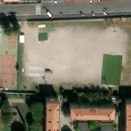 Volleyball Court near Milano — aerial view