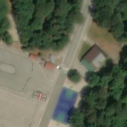 Sand Volleyball Court — aerial view