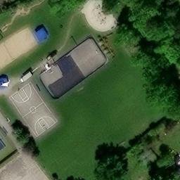 Vaudreuil-sur-le-Lac Beach Volleyball Court — aerial view
