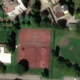 Volleyball Court — aerial view