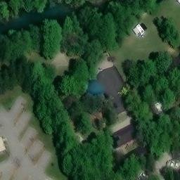 Volleyball Court — aerial view