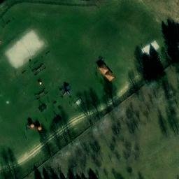 Sand Volleyball Court — aerial view