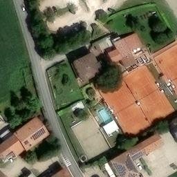 Volleyball Court — aerial view