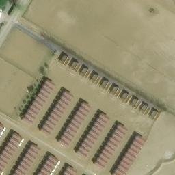 Sand Volleyball Court — aerial view