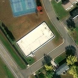 Clearwater Beach Volleyball Court — aerial view