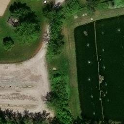 Sainte-Catherine Beach Volleyball Court #1 — aerial view