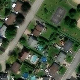Vaudreuil Beach Volleyball Court #3 — aerial view