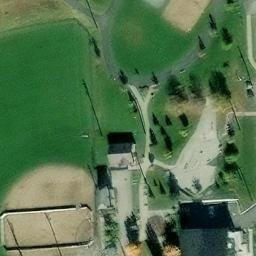 Fleurimont Beach Volleyball Court #1 — aerial view