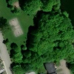 Capital Beach Volleyball Court #5 — aerial view