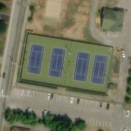 Saint-Lazare Beach Volleyball Court #2 — aerial view