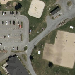 Granby Beach Volleyball Court #5 — aerial view