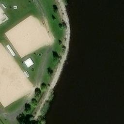 Vaudreuil Beach Volleyball Court #2 — aerial view