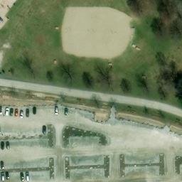 Les Nations Beach Volleyball Court — aerial view