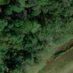 Sand Volleyball Court in Taylors Falls, MN — aerial view