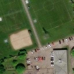 Candiac Beach Volleyball Court #2 — aerial view