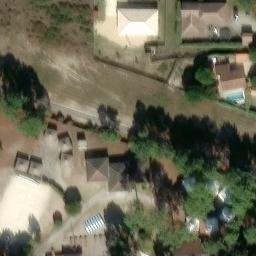 Sand Volleyball Court — aerial view