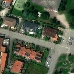Volleyball Court near Vigonovo — aerial view
