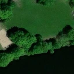 Capital Beach Volleyball Court #3 — aerial view