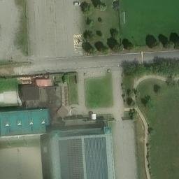 Sand Volleyball Court — aerial view