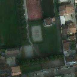 Sand Volleyball Court — aerial view