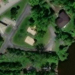 Dorion Beach Volleyball Court — aerial view