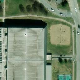 Le Mont-Bellevue Beach Volleyball Court #2 — aerial view