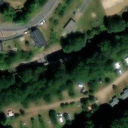 Sand Volleyball Court — aerial view