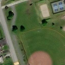 Pincourt Beach Volleyball Court — aerial view