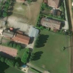 Sand Volleyball Court — aerial view